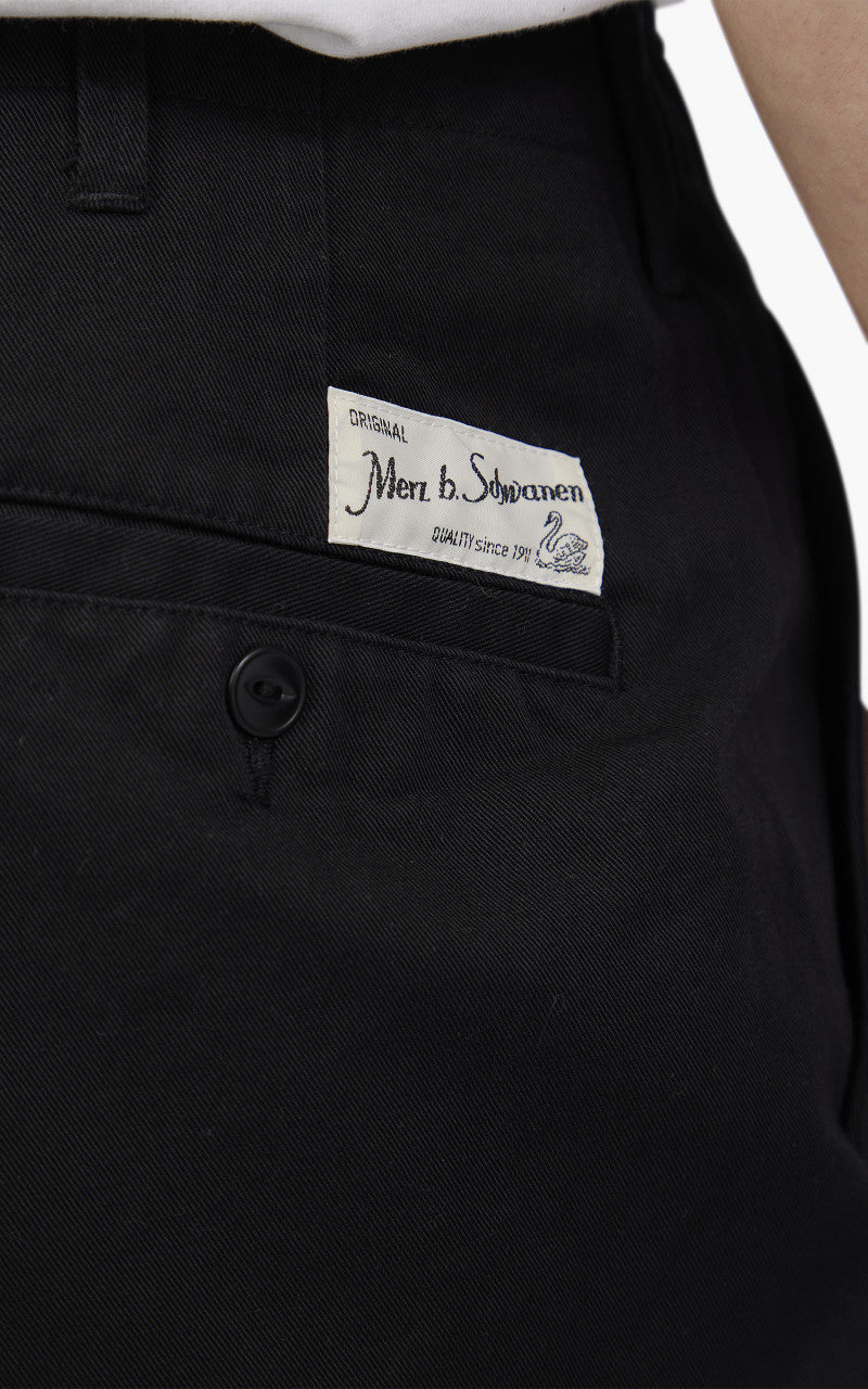Merz b. Schwanen CHINO01 Chino Relaxed Black