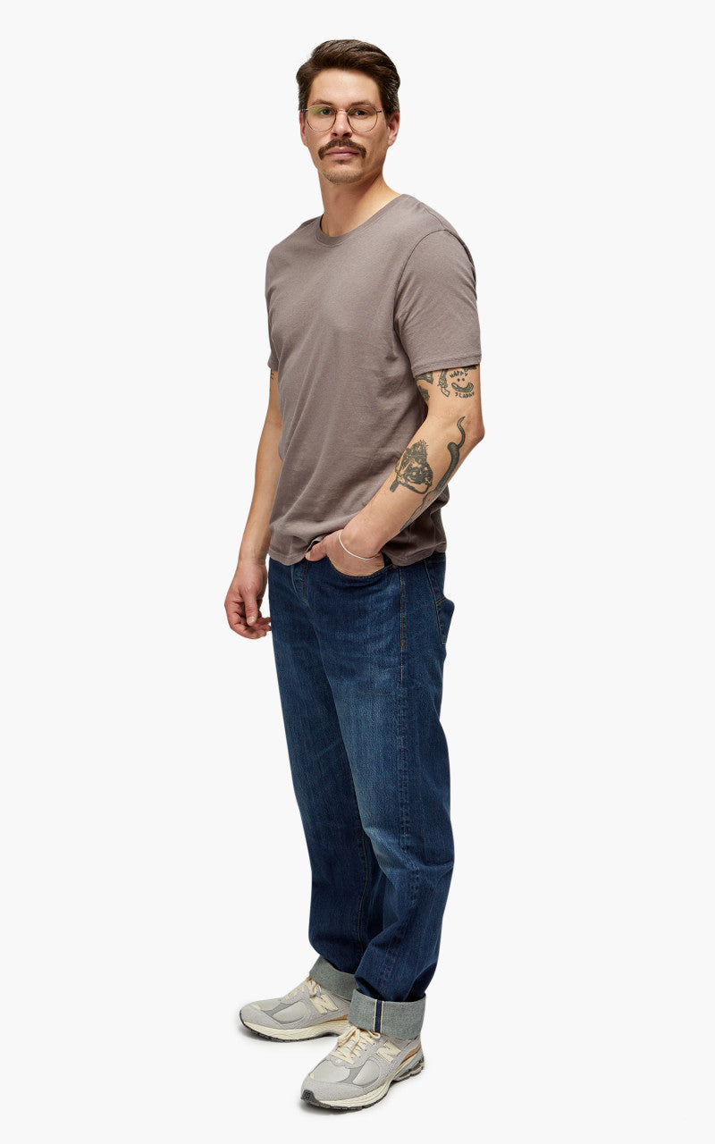 Merz b. Schwanen CT02VJ Crew Neck Tee Grain