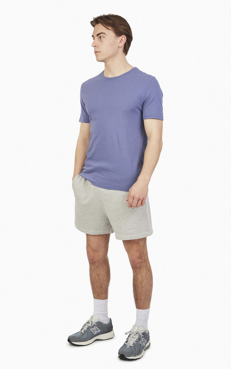 Merz b. Schwanen CT02VJ Crew Neck Tee Purple Blue