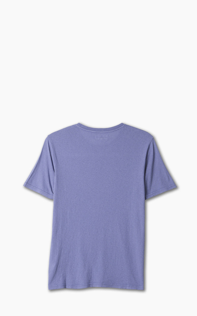 Merz b. Schwanen CT02VJ Crew Neck Tee Purple Blue