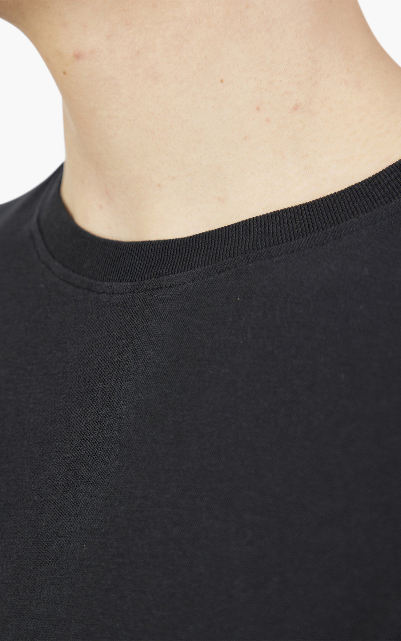 Merz b. Schwanen CT02VJ Crew Neck Tee Charcoal