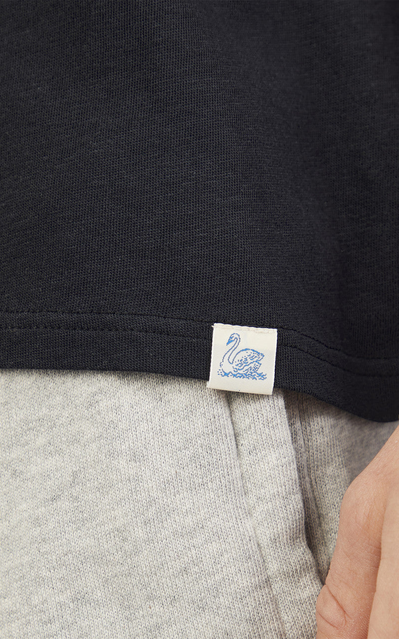 Merz b. Schwanen CT02VJ Crew Neck Tee Charcoal