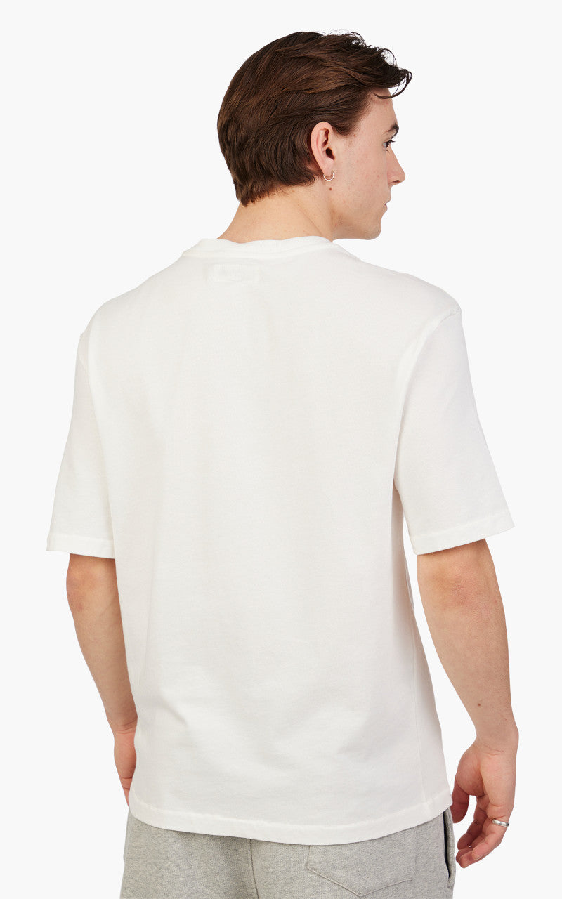 Merz b. Schwanen CTOS04 Oversized Crew Neck Tee White