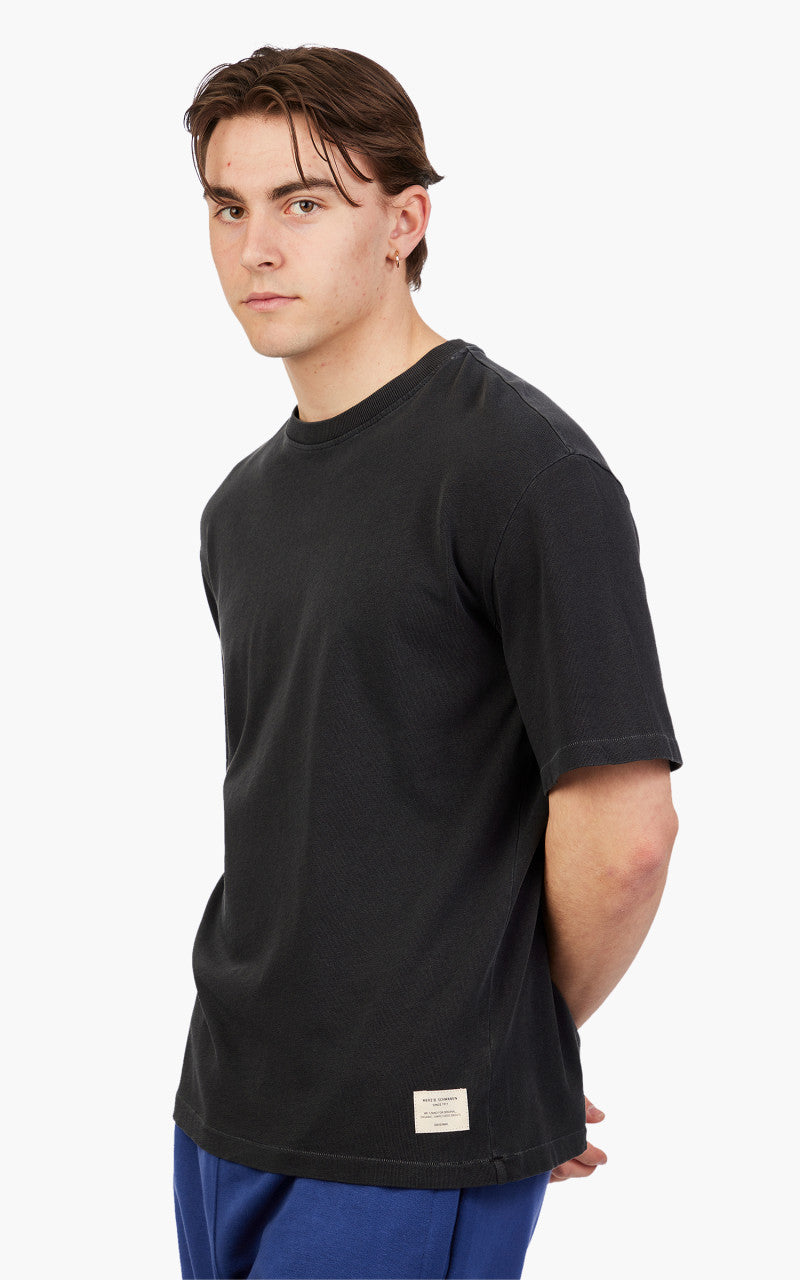 Merz b. Schwanen CTOS04 Oversized Crew Neck Tee Graphite