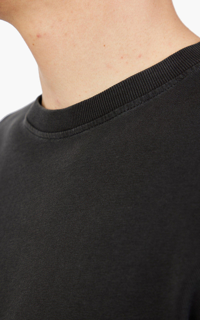 Merz b. Schwanen CTOS04 Oversized Crew Neck Tee Graphite