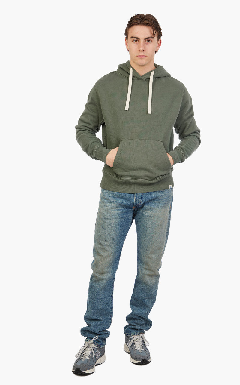 Merz b. Schwanen HD31 Hooded Sweater Green Stone