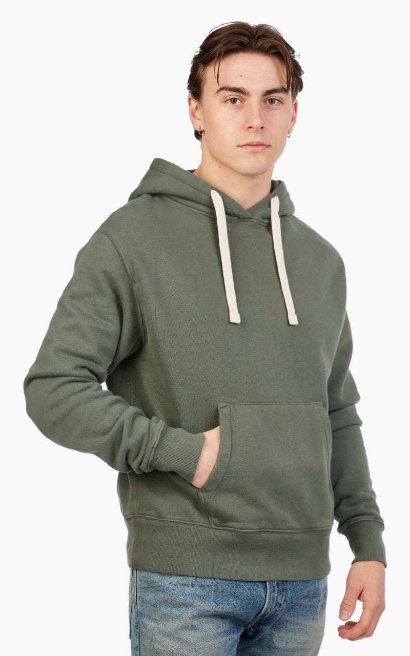 Merz b. Schwanen HD31 Hooded Sweater Green Stone