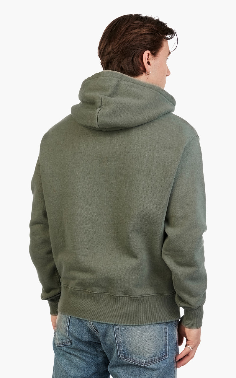 Merz b. Schwanen HD31 Hooded Sweater Green Stone