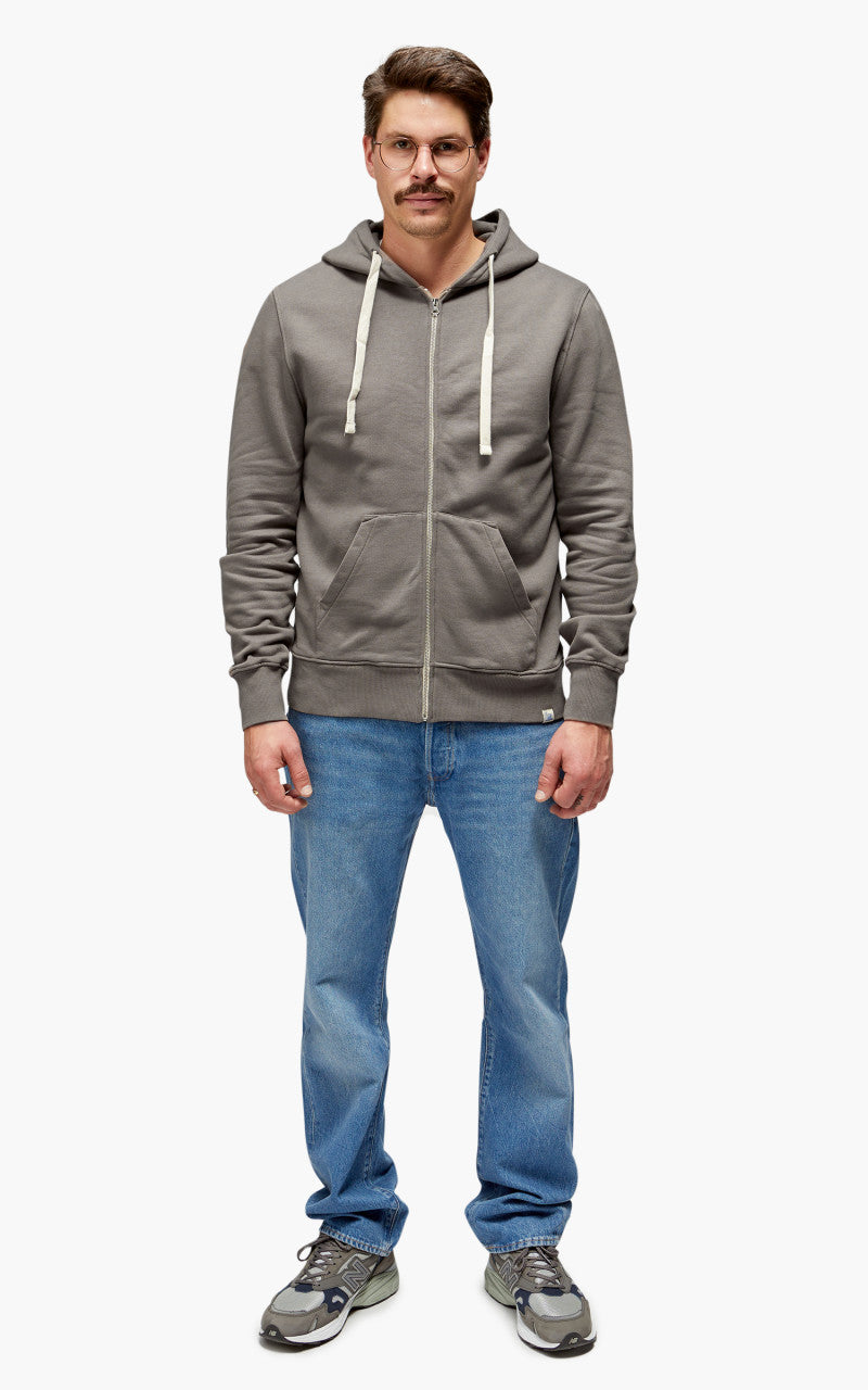 Merz b. Schwanen HDJKT02 Hooded Zip Jacket Grain