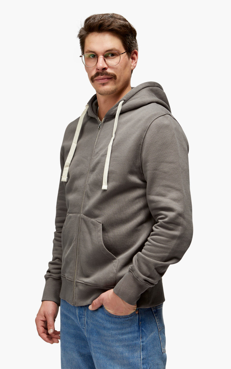 Merz b. Schwanen HDJKT02 Hooded Zip Jacket Grain
