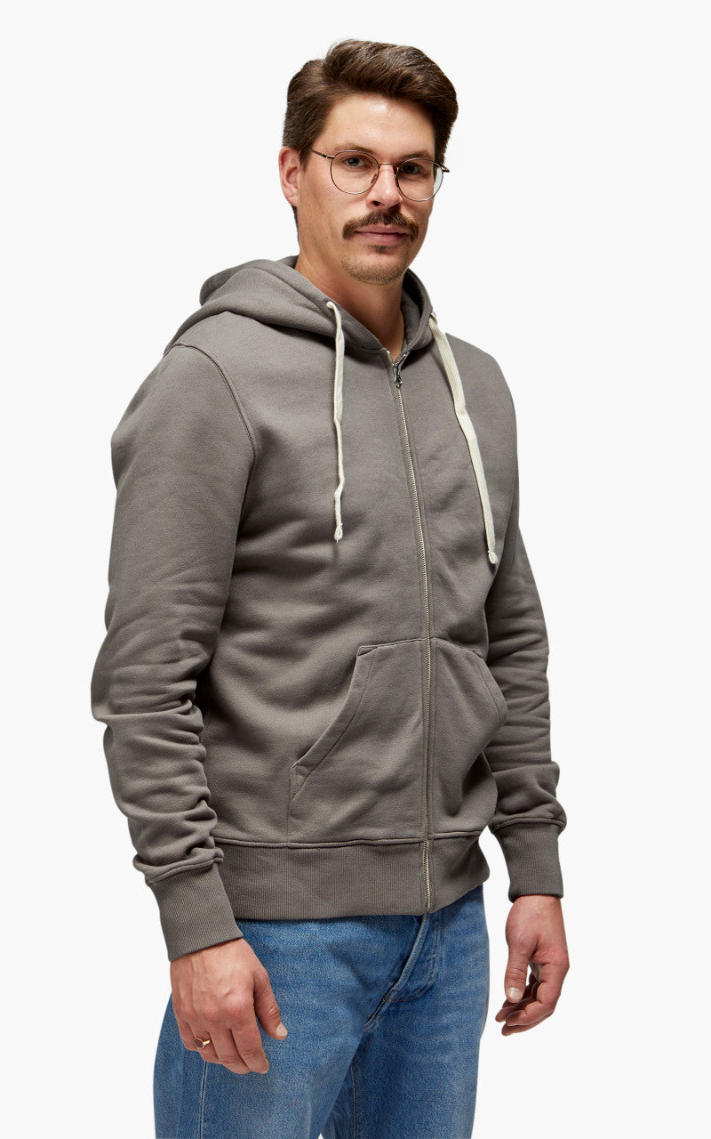 Merz b. Schwanen HDJKT02 Hooded Zip Jacket Grain