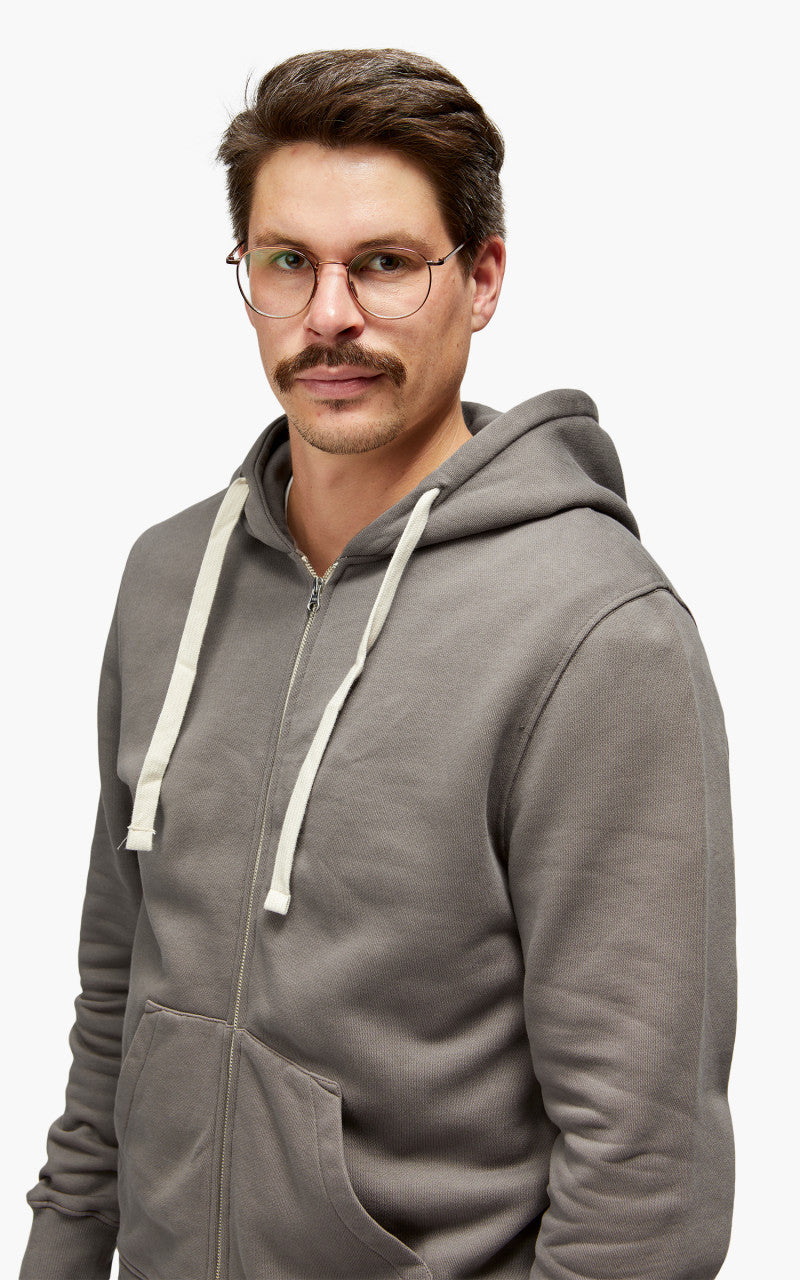 Merz b. Schwanen HDJKT02 Hooded Zip Jacket Grain