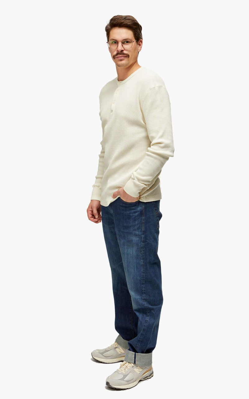 Merz b. Schwanen HENWA01 Waffle Henley Oat