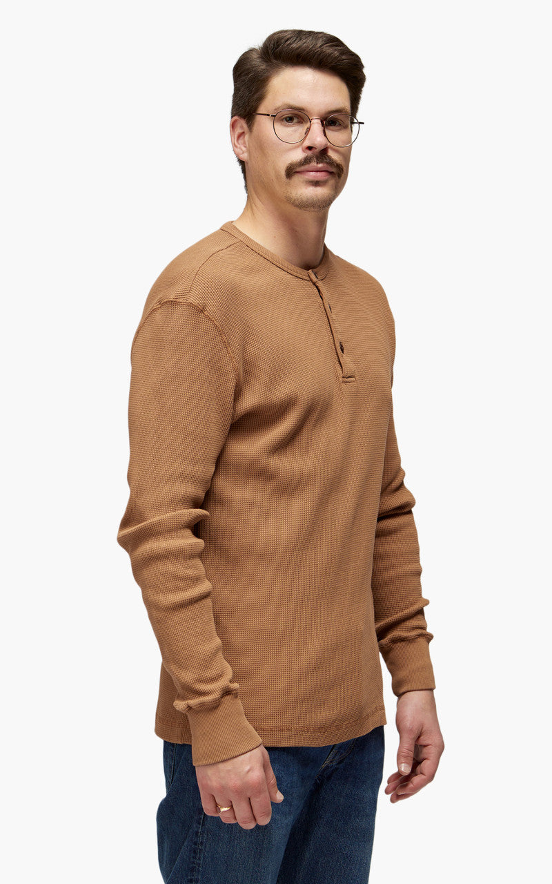 Merz b. Schwanen HENWA01 Waffle Henley Amber