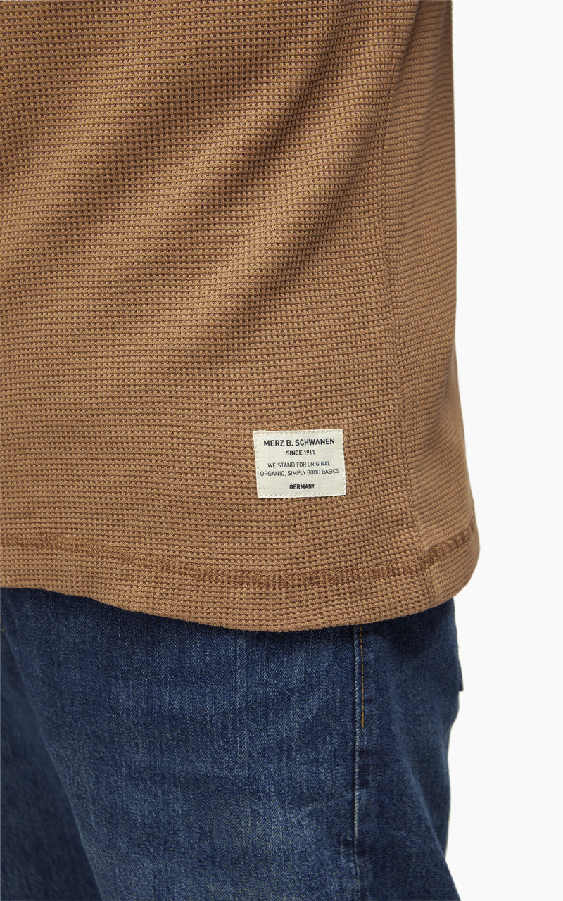 Merz b. Schwanen HENWA01 Waffle Henley Amber