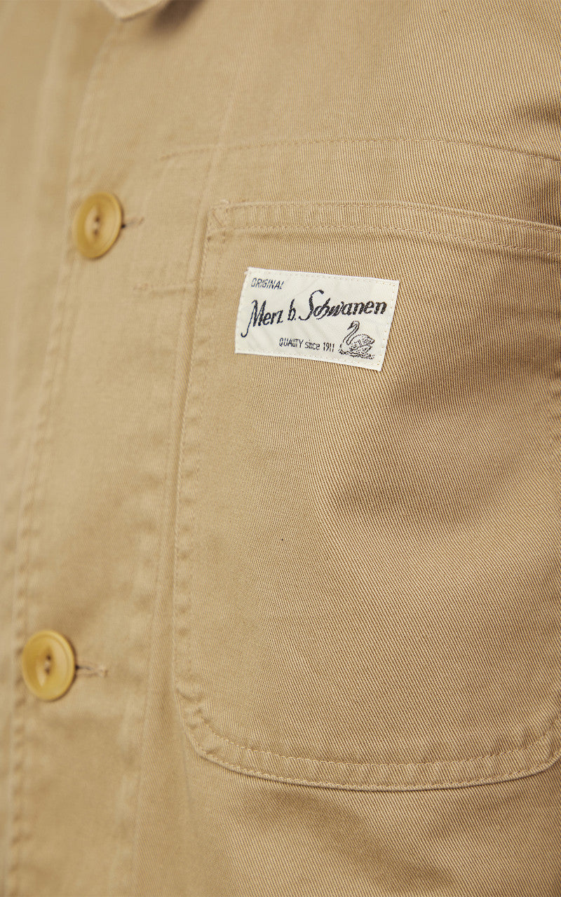 Merz b. Schwanen JKT01 4-Pocket Jacket Relaxed Khaki