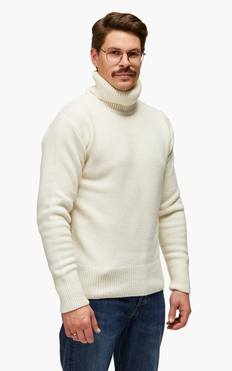 Merz b. Schwanen LOCT01 Roll Neck Pullover Nature