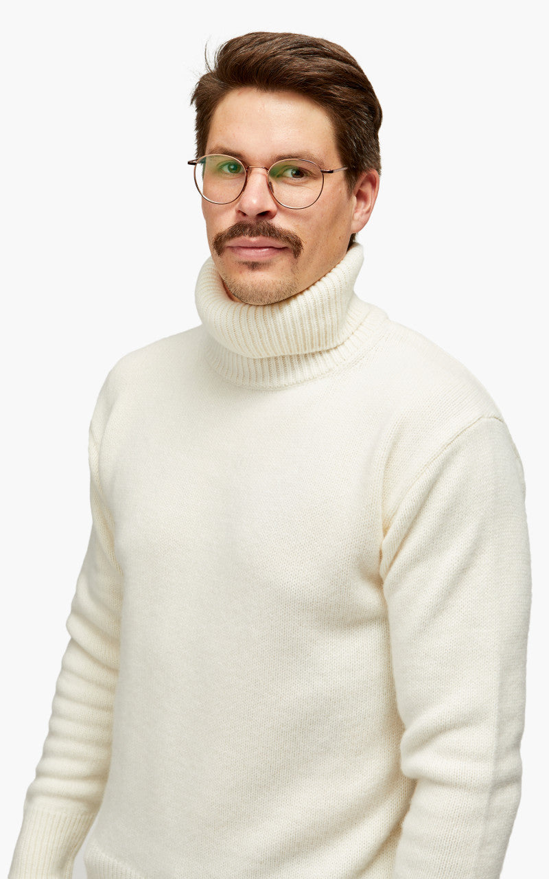 Merz b. Schwanen LOCT01 Roll Neck Pullover Nature
