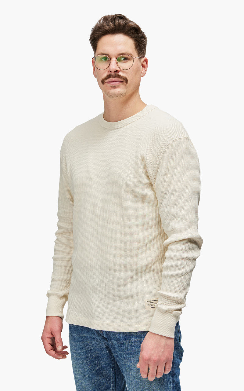 Merz b. Schwanen Waffle Longsleeve Oat