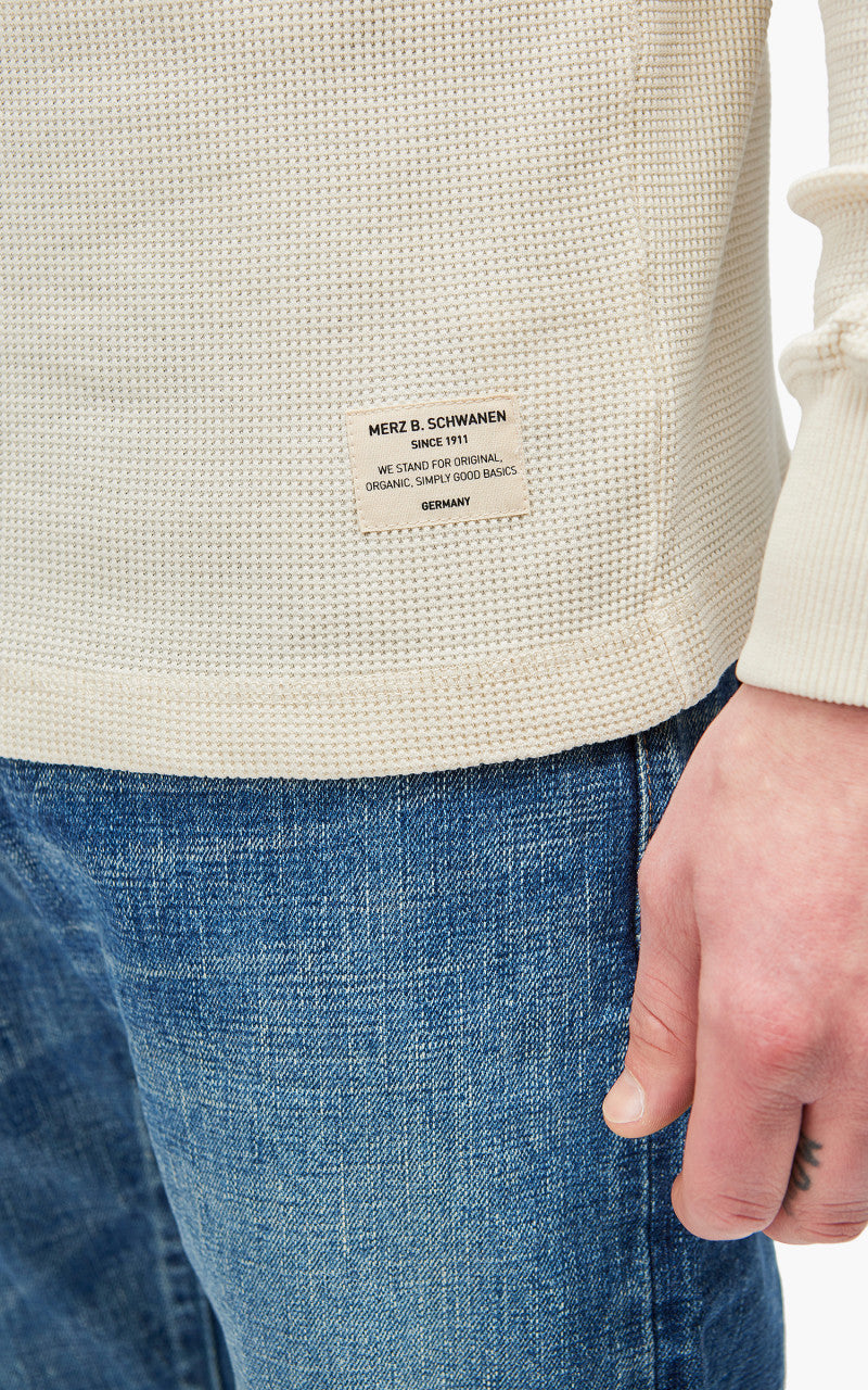 Merz b. Schwanen Waffle Longsleeve Oat