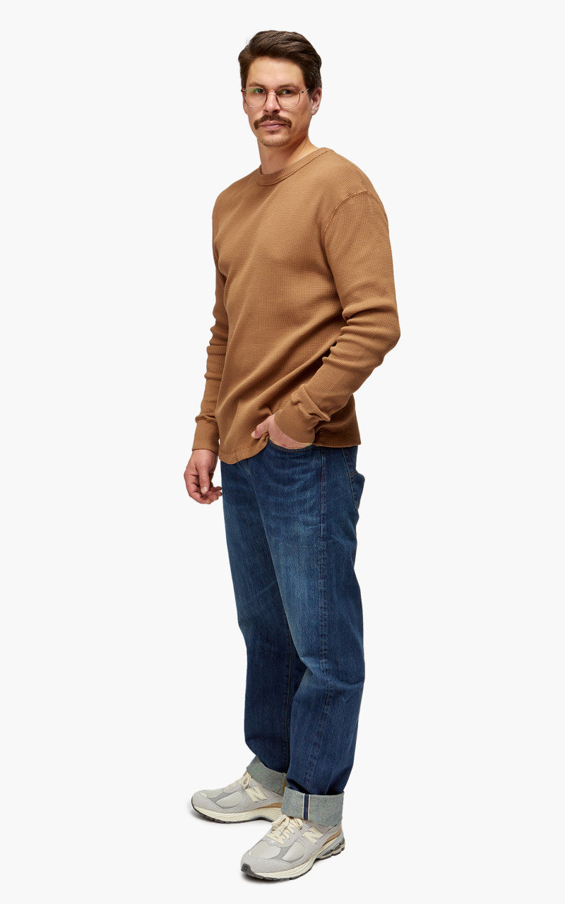 Merz b. Schwanen Waffle Longsleeve Amber