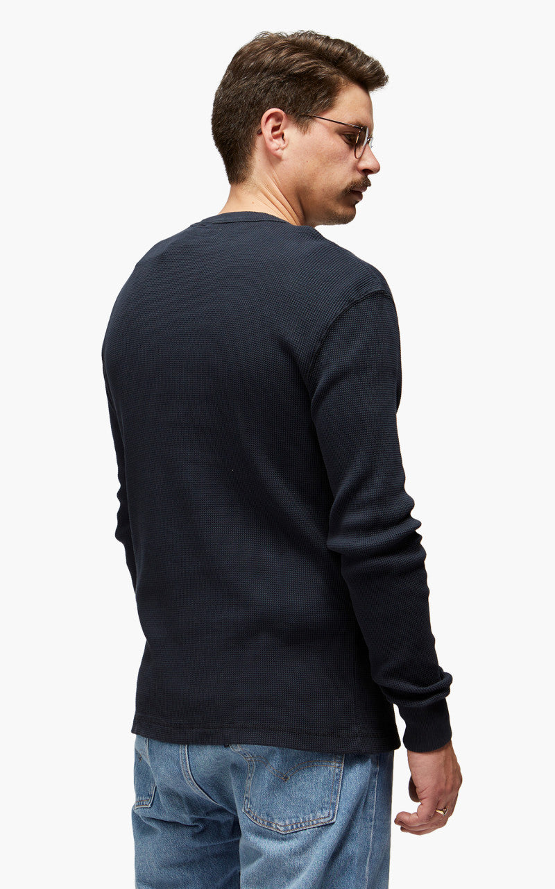 Merz b. Schwanen Waffle Longsleeve Charcoal