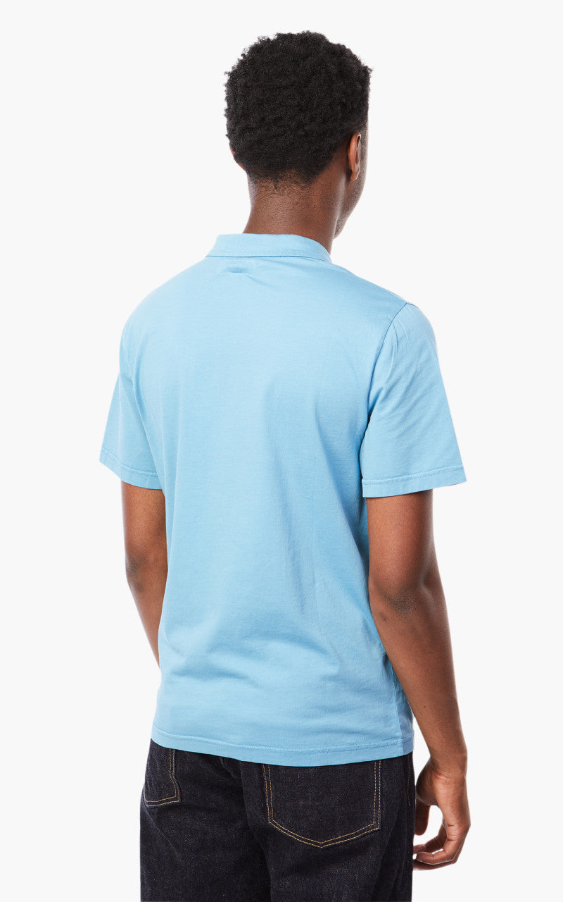 Merz b. Schwanen PLP02 Polo Pocket Shirt Aqua