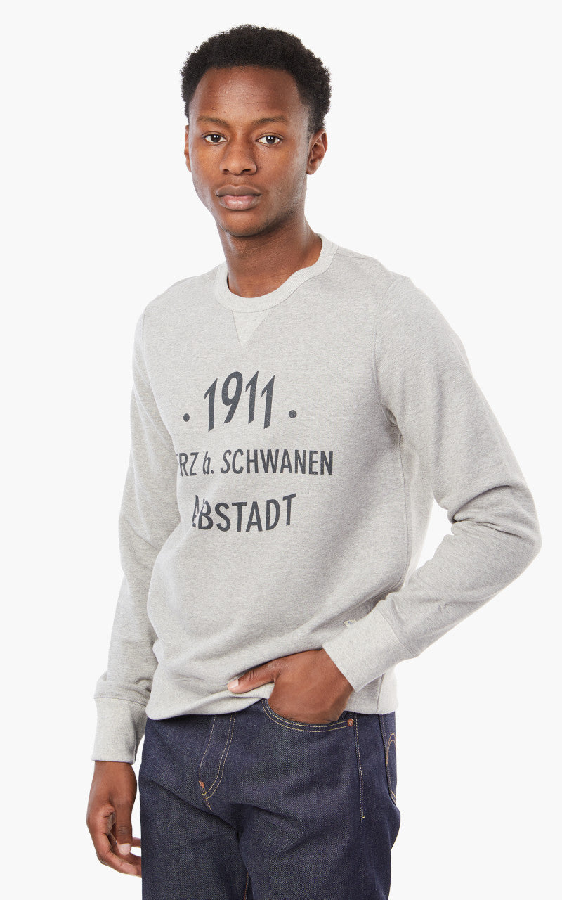 Merz b. Schwanen TR348 Sweatshirt Grey Melange
