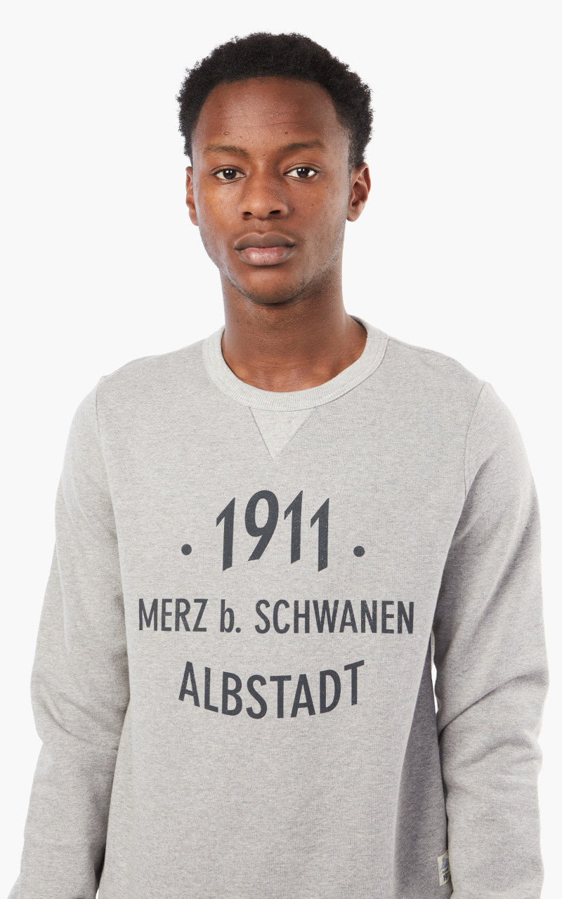 Merz b. Schwanen TR348 Sweatshirt Grey Melange