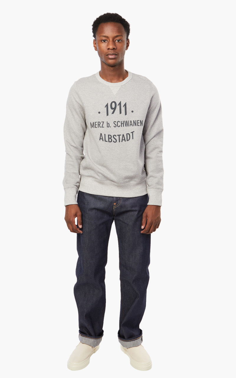 Merz b. Schwanen TR348 Sweatshirt Grey Melange
