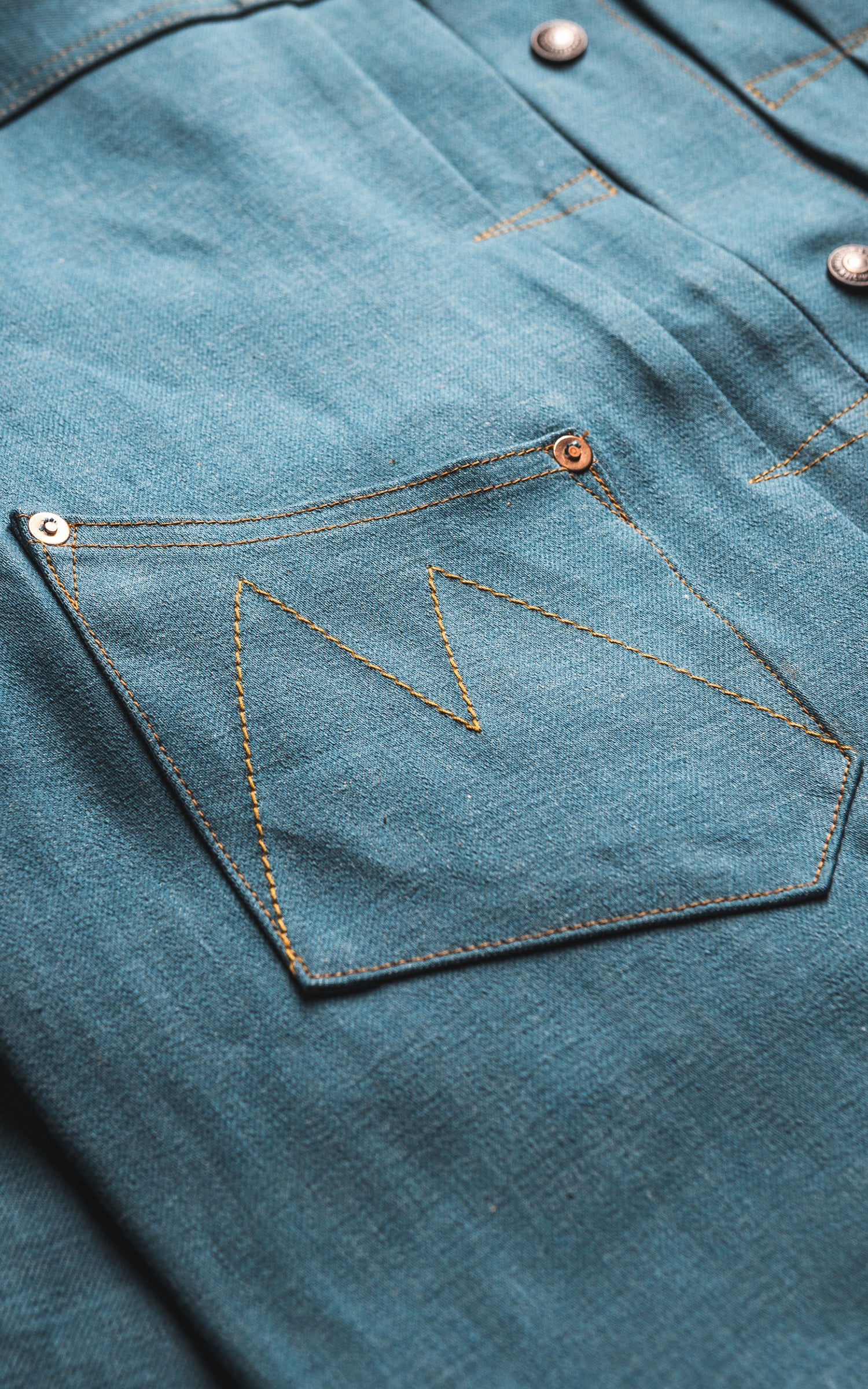Mister Freedom Ranch Blouse "Pacific" Selvedge Denim