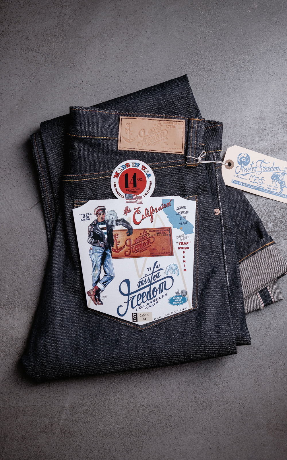 Mister Freedom Californian Lot.64 "Trad" Selvedge Denim