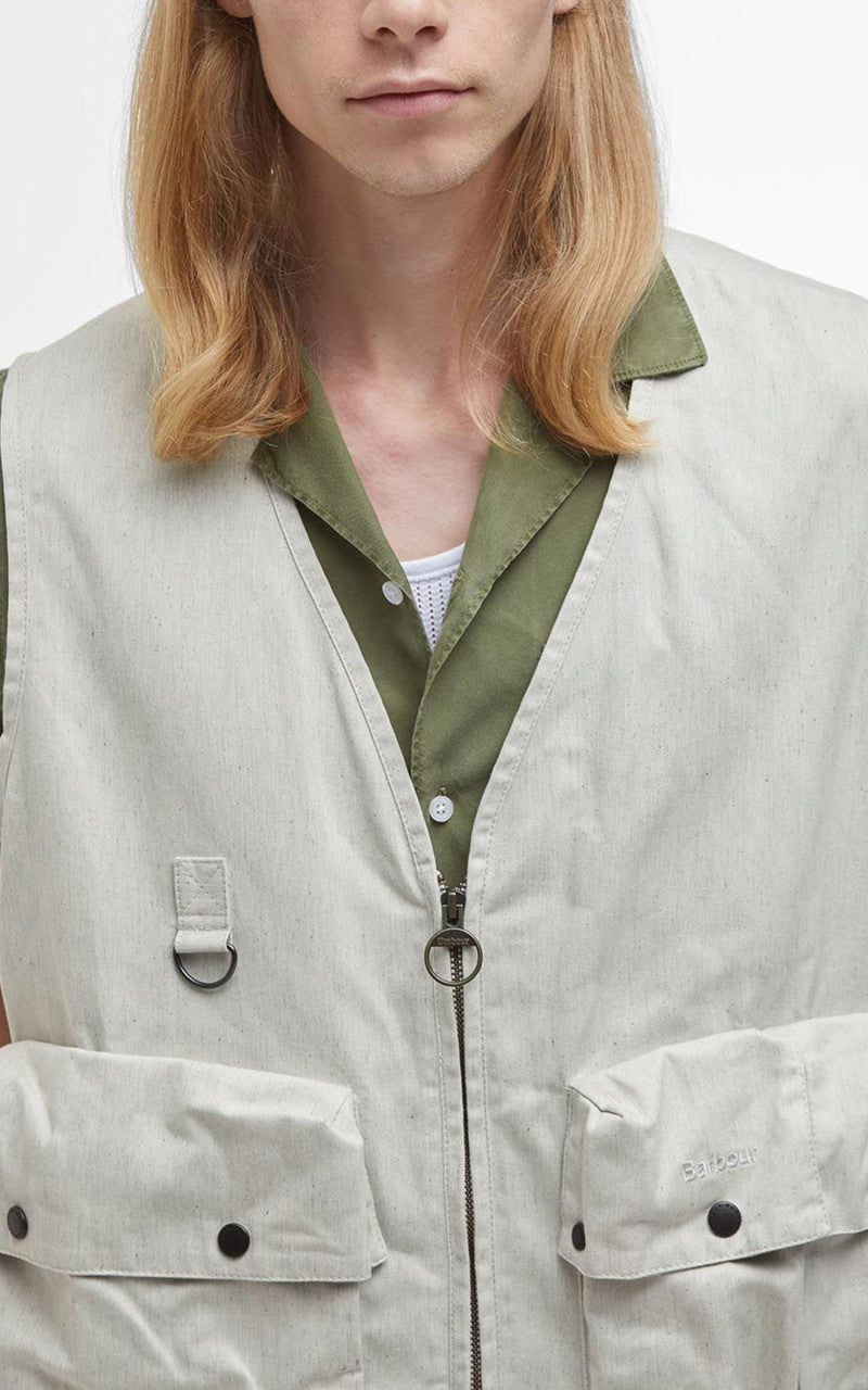 Barbour Modified Westmorland Vest Natural