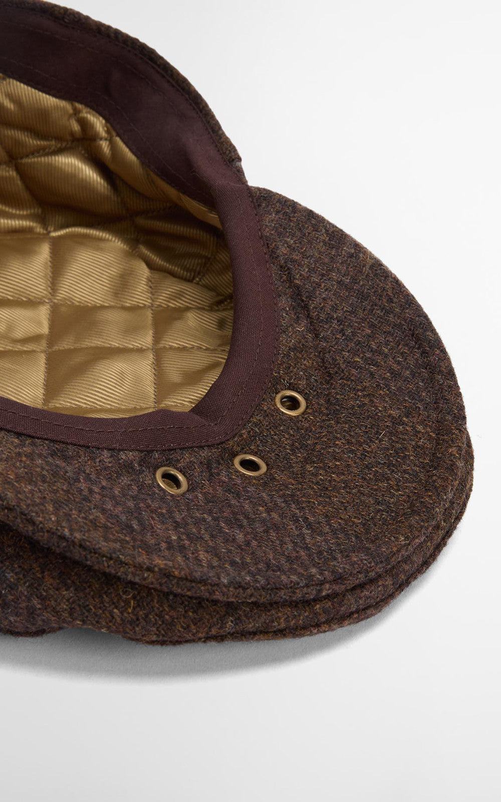 Barbour Deveron Tweed Cap Coffee