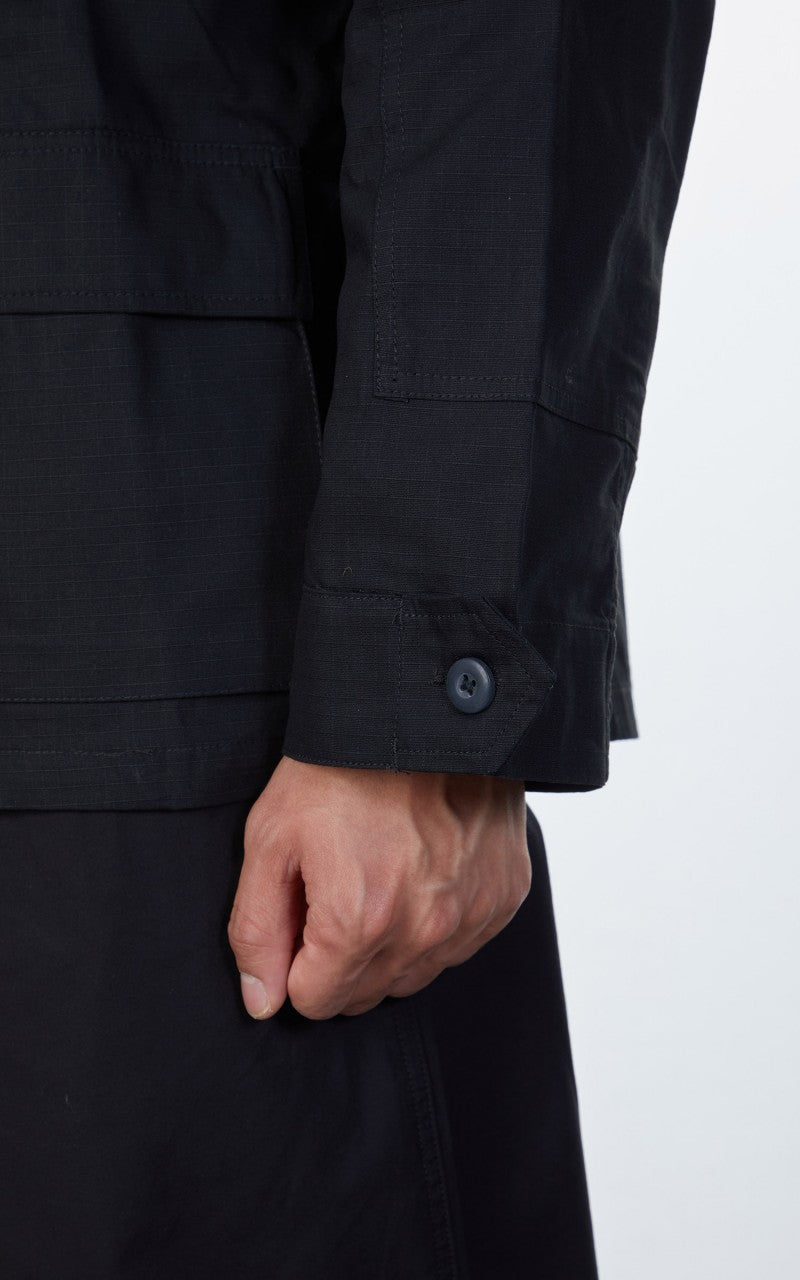 Military Surplus US BDU Field Jacket Ripstop Black