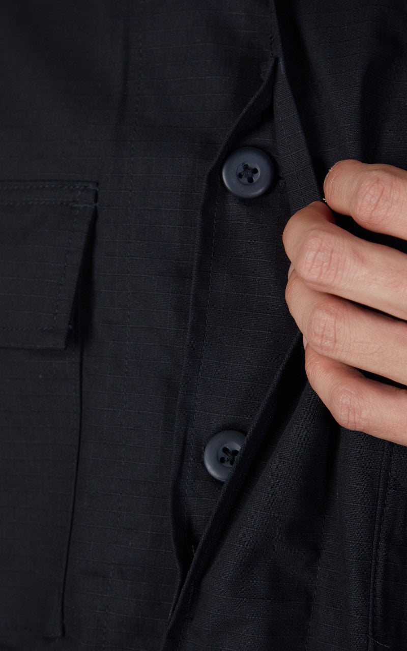 Military Surplus US BDU Field Jacket Ripstop Black