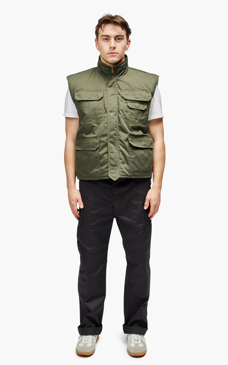 Military Surplus Ranger Vest Padded Olive