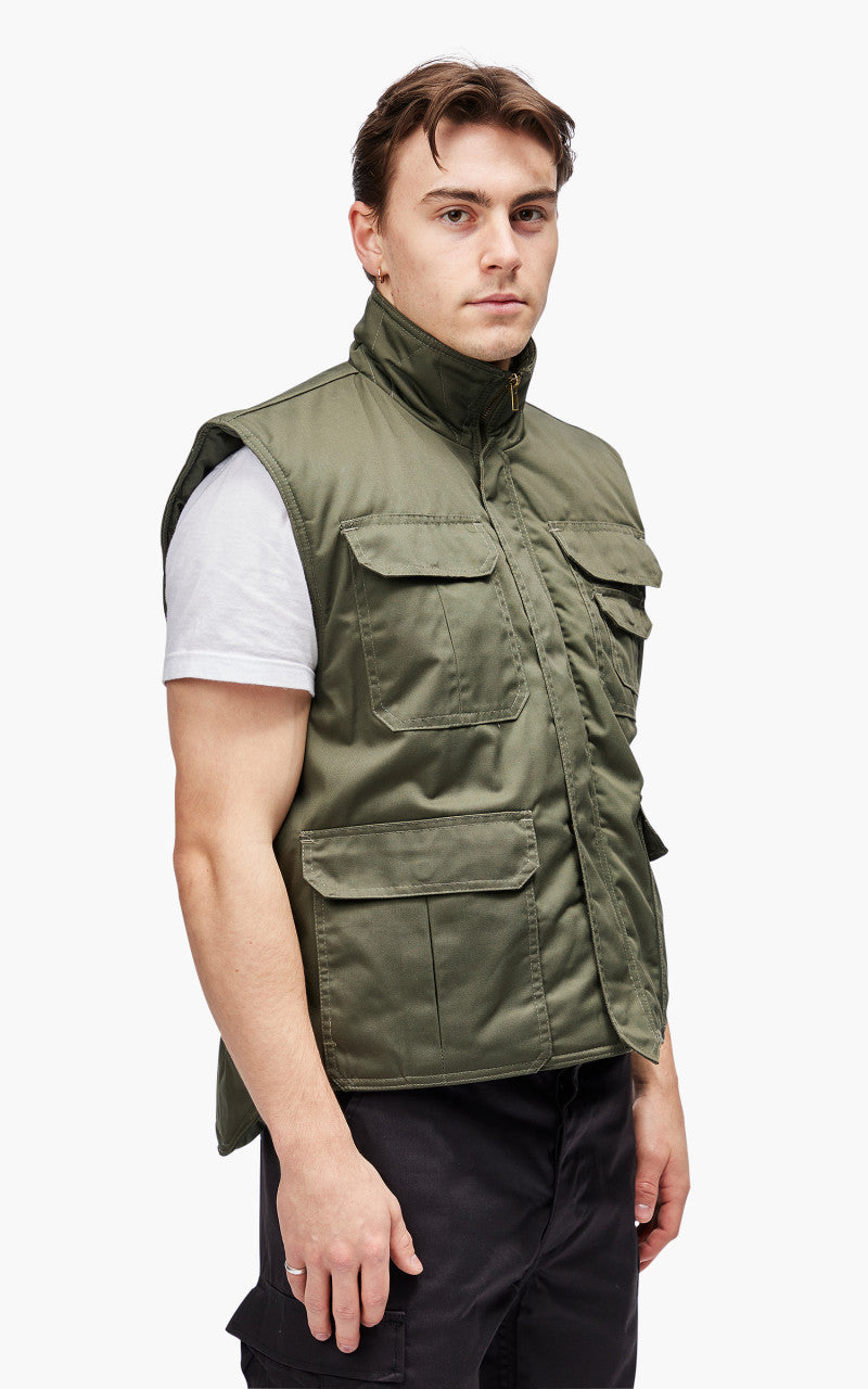 Military Surplus Ranger Vest Padded Olive
