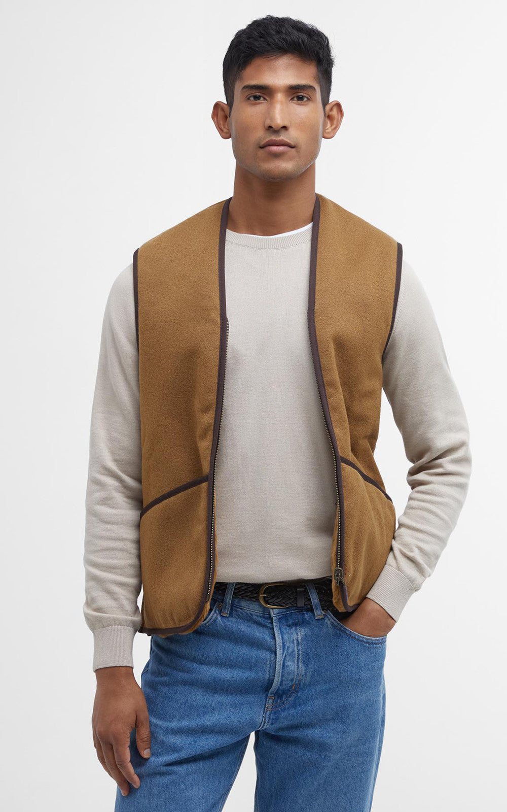 Barbour Liner Warm Pile Brown
