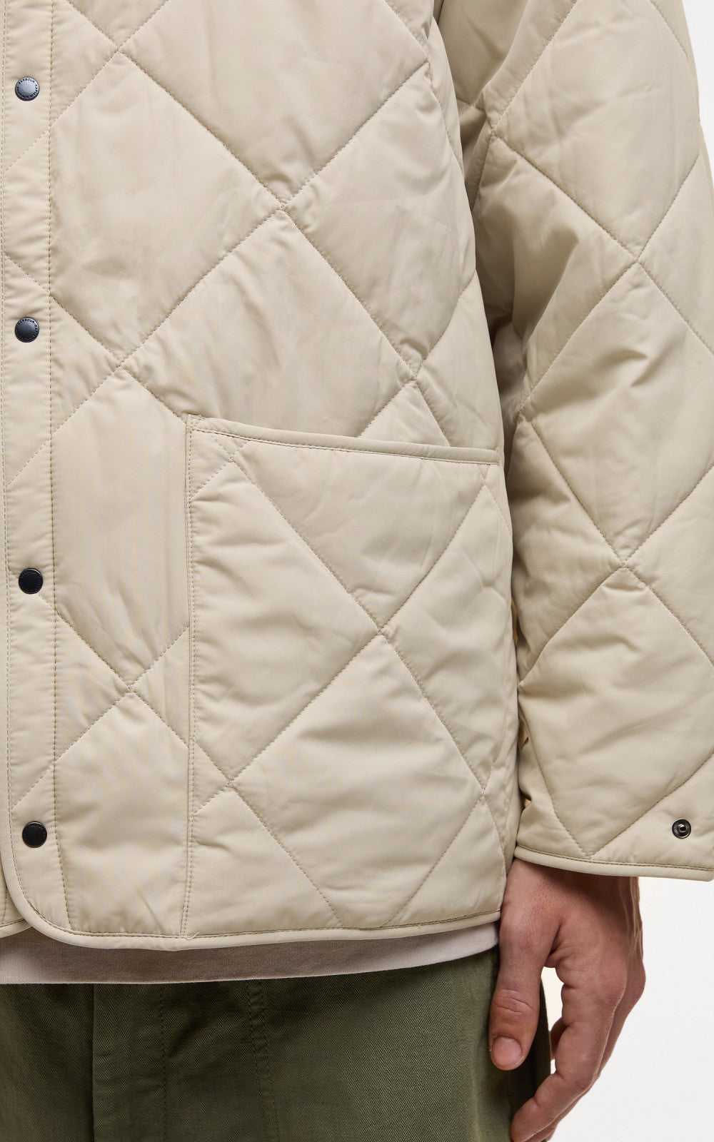 Barbour x Kaptain Sunshine Quilted Liner Clay