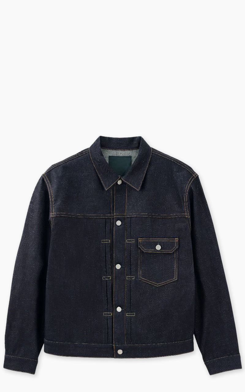 Momotaro Jeans MMGJ0001 Standard Type 1 Denim Jacket Indigo 14.7oz