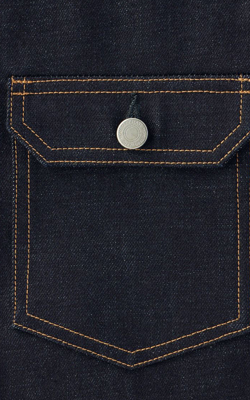 Momotaro Jeans MMGJ0001 Standard Type 1 Denim Jacket Indigo 14.7oz