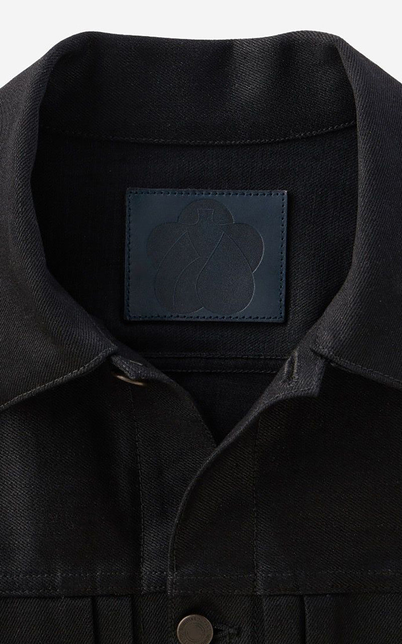 Momotaro Jeans MMGJ1002 Standard Type 2 Denim Jacket Black 14.7oz