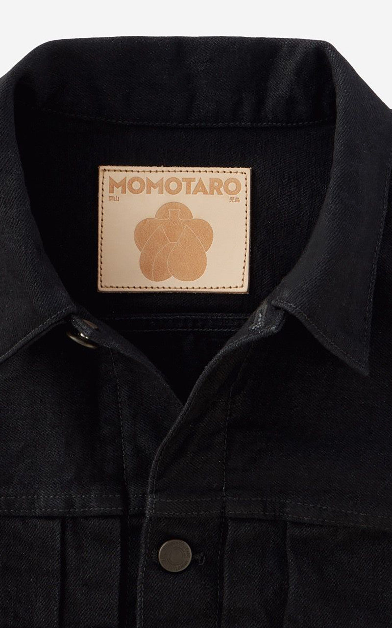 Momotaro Jeans MMGJ1102 Classic Type 2 Denim Jacket Black 15.7oz