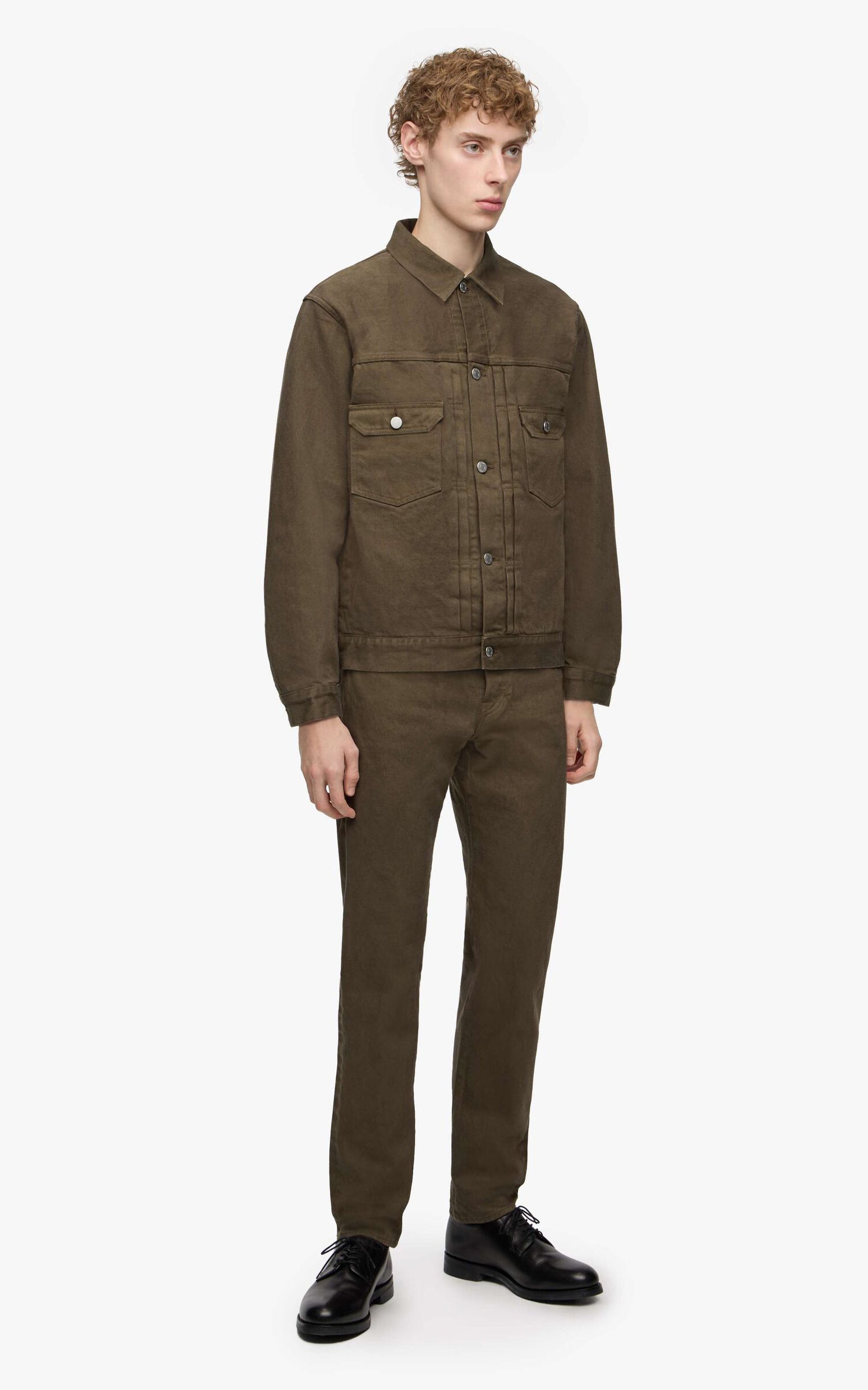 MOMOTARO JEANS MMGJ6004 #002 'Botanical Moss Dye' Type 2 Denim Jacket