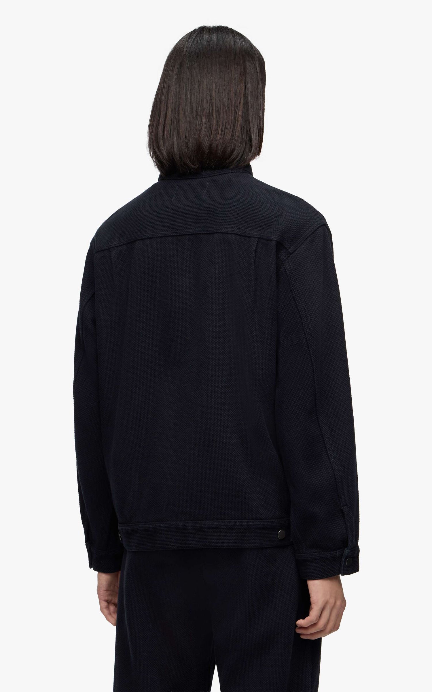 MOMOTARO JEANS MMGJ6005 #002 Overdyed Sashiko Type 2 Jacket Indigo