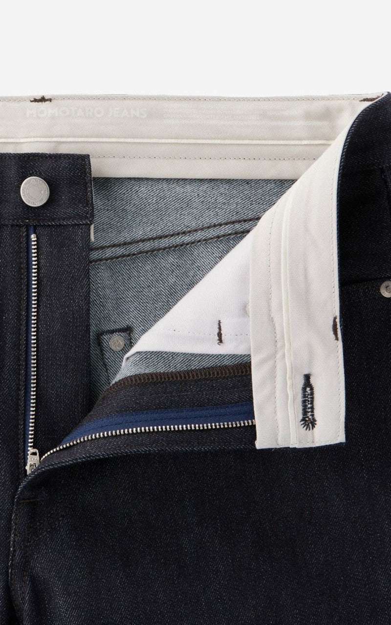 Momotaro Jeans MMJZ0203 Cotton x Cashmere Tapered Denim Indigo 13.7oz