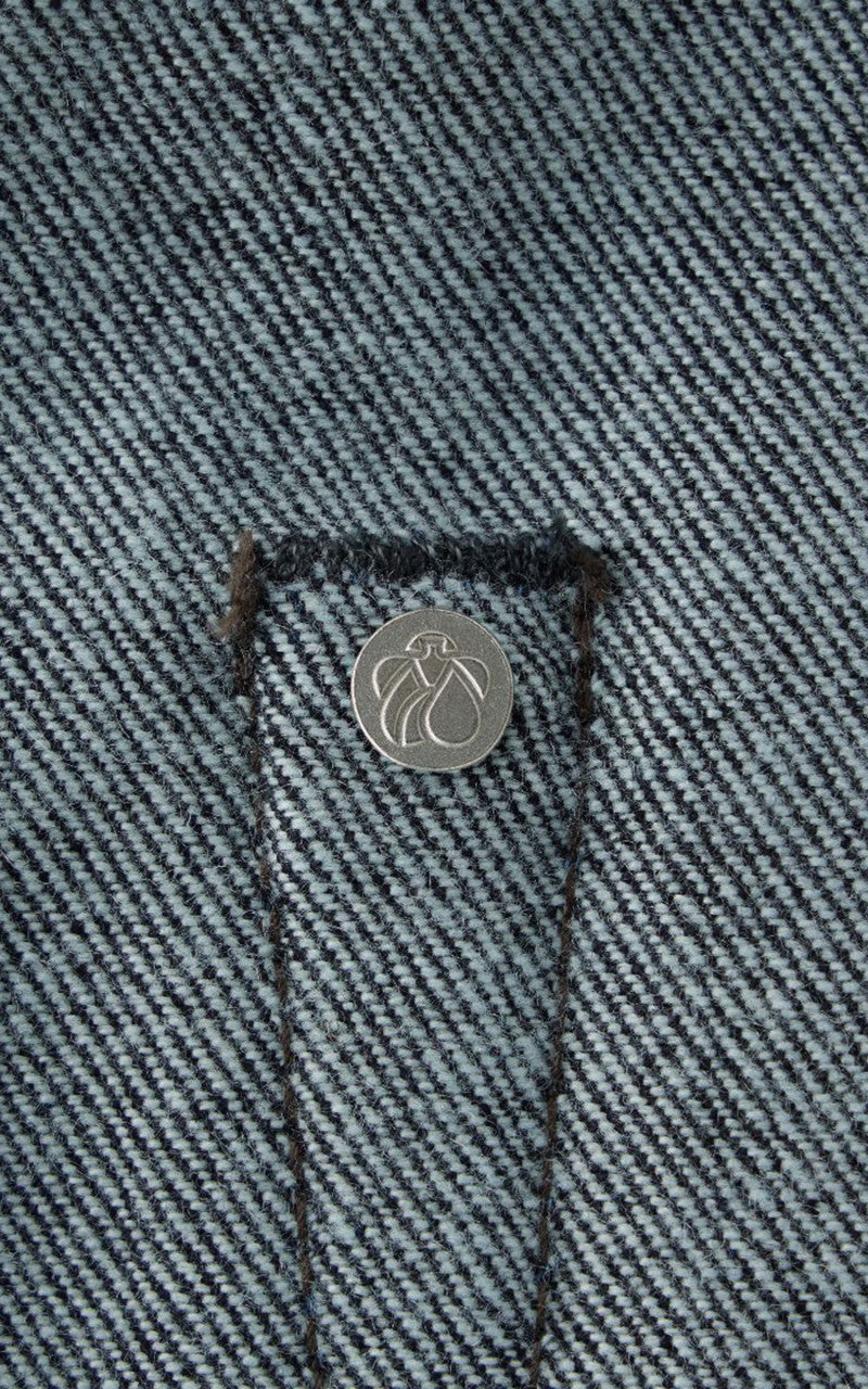 Momotaro Jeans MMJZ0203 Cotton x Cashmere Tapered Denim Indigo 13.7oz