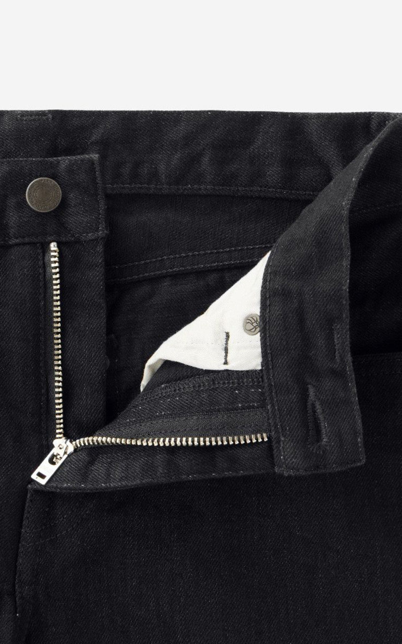 Momotaro Jeans MMJZ1101 Classic Straight Denim Black 15.7oz