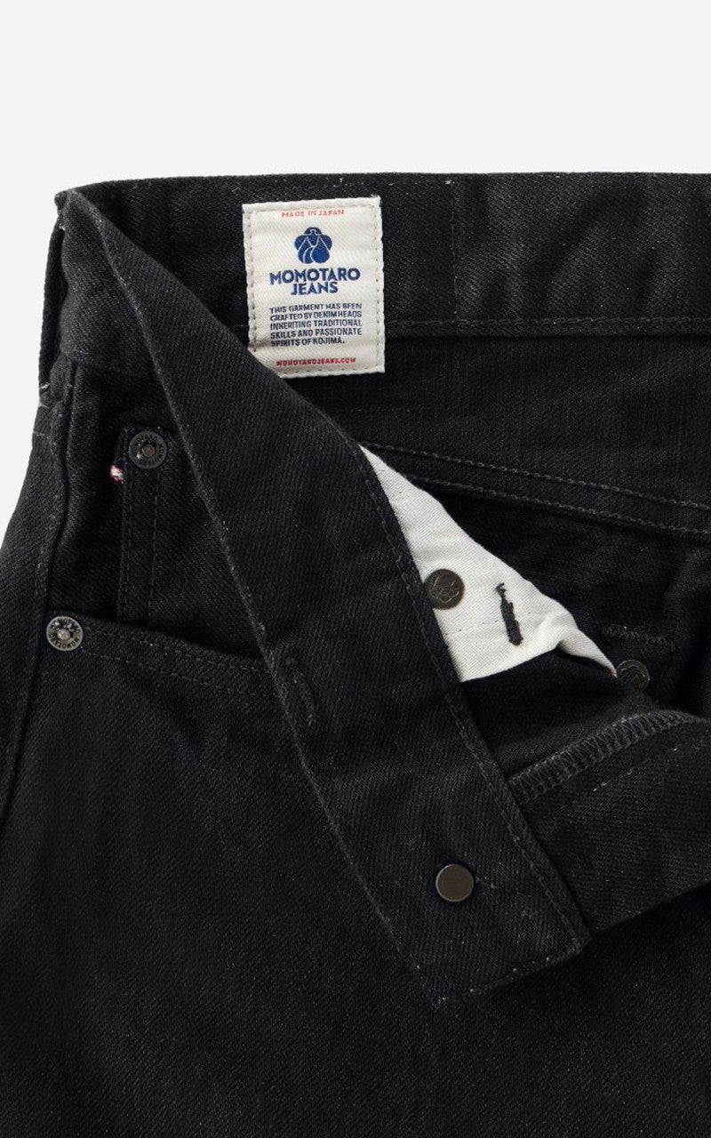 Momotaro Jeans MMJZ1101 Classic Straight Denim Black 15.7oz